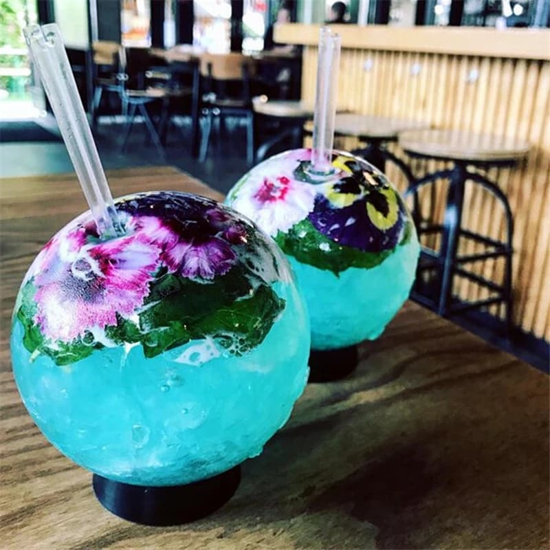 Vaso de coctel de vidrio borosilicato sin plomo