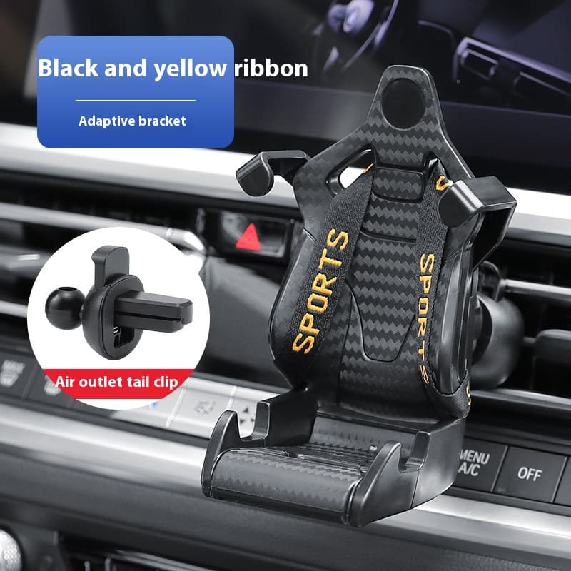 Soporte auto rotativo 360° para teléfono ventilación