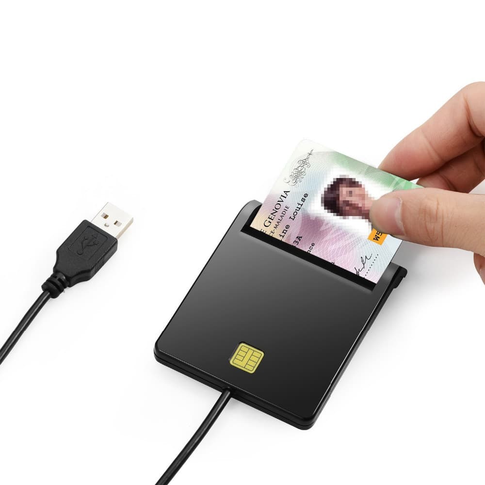 Lector USB de tarjetas inteligentes multicompatible