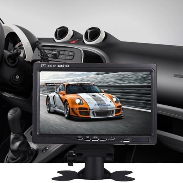 Monitor para auto de 7 pulgadas con cámara reversible