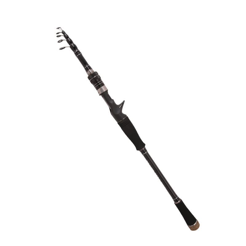 Caña de pesca de carbono ultraligera telescópica