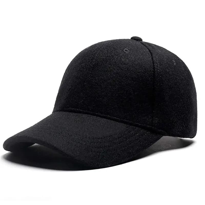 Gorra de lana ajustable para hombre y mujer