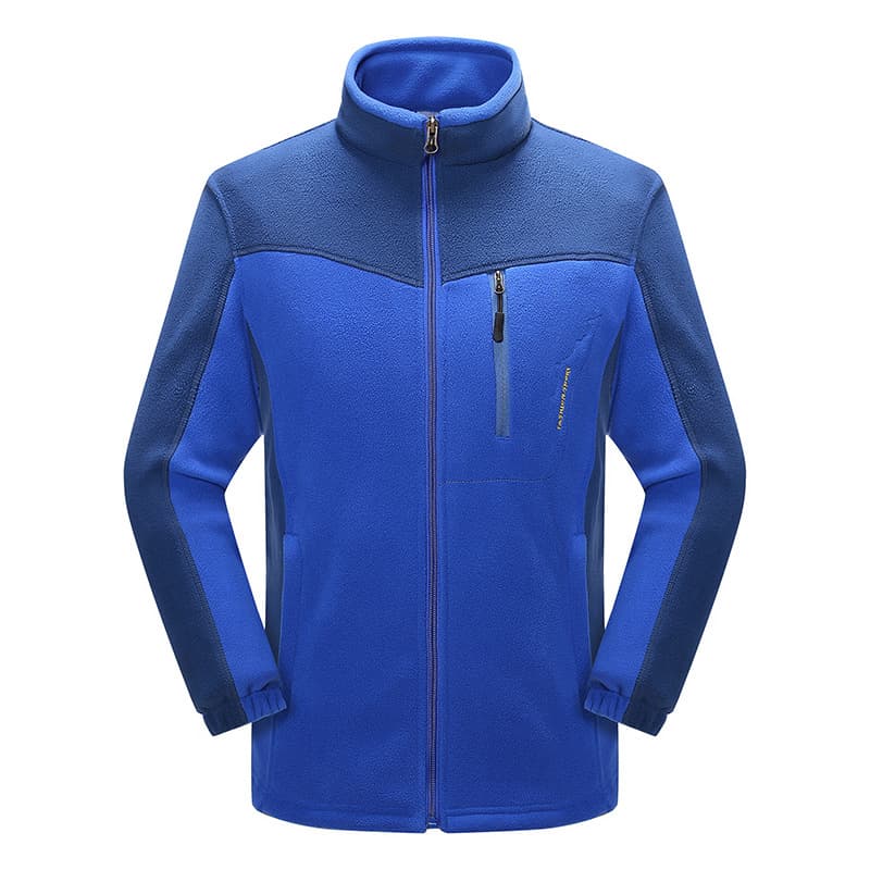 Cardigan polar abrigado para pareja con contraste