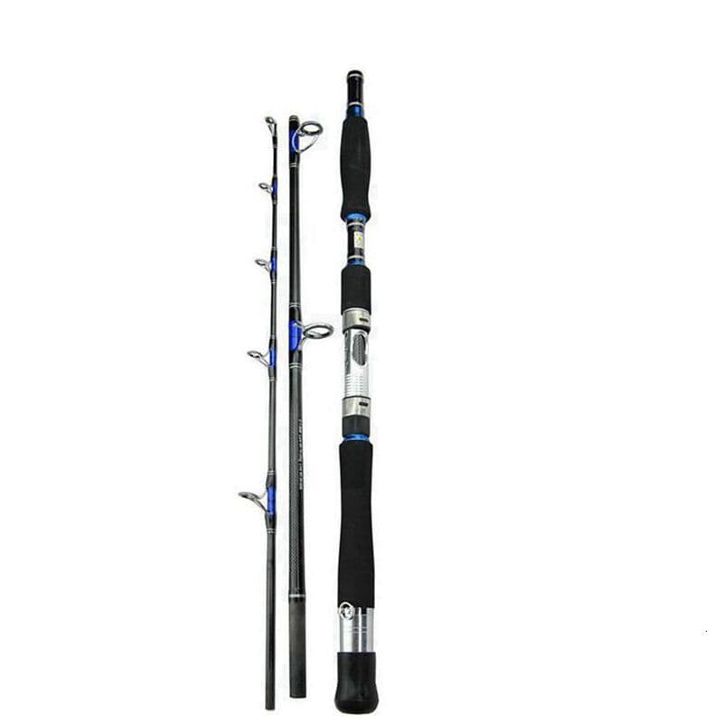 Caña de pesca de carbono tres secciones 1.8-2.1 m