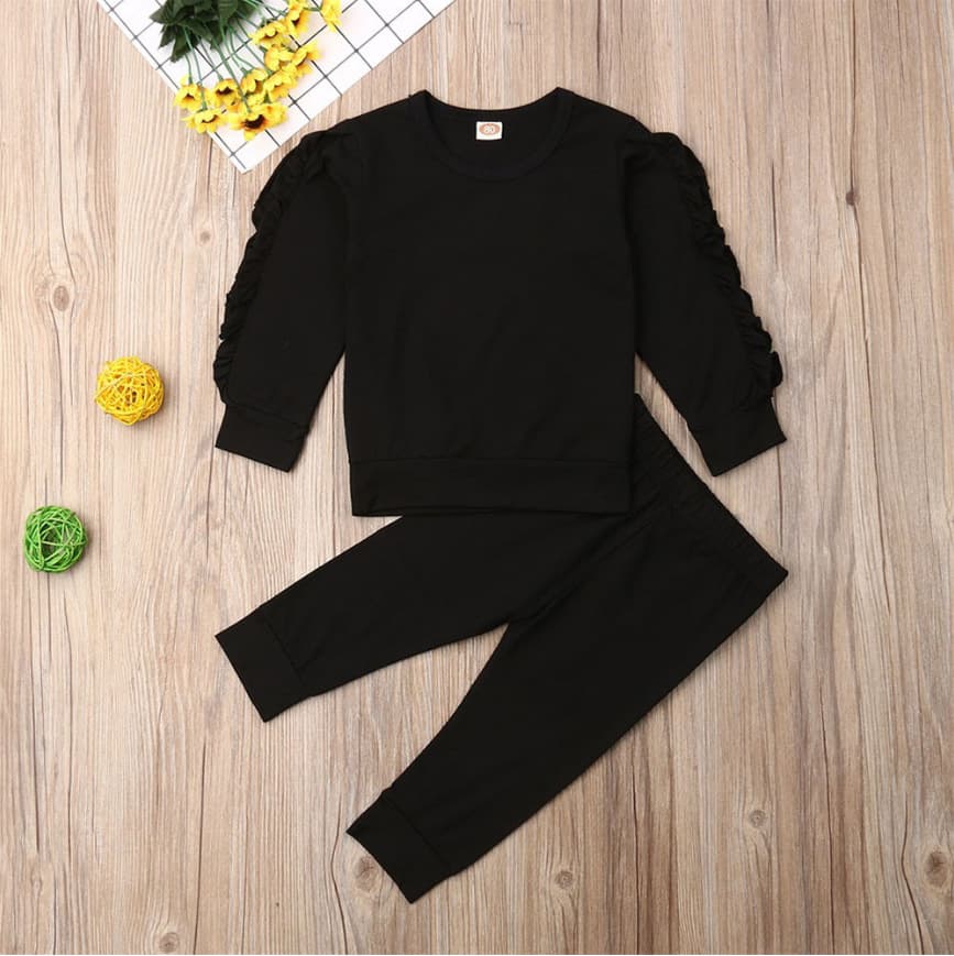 Conjunto de sudadera y pantalón para bebé, 2 piezas