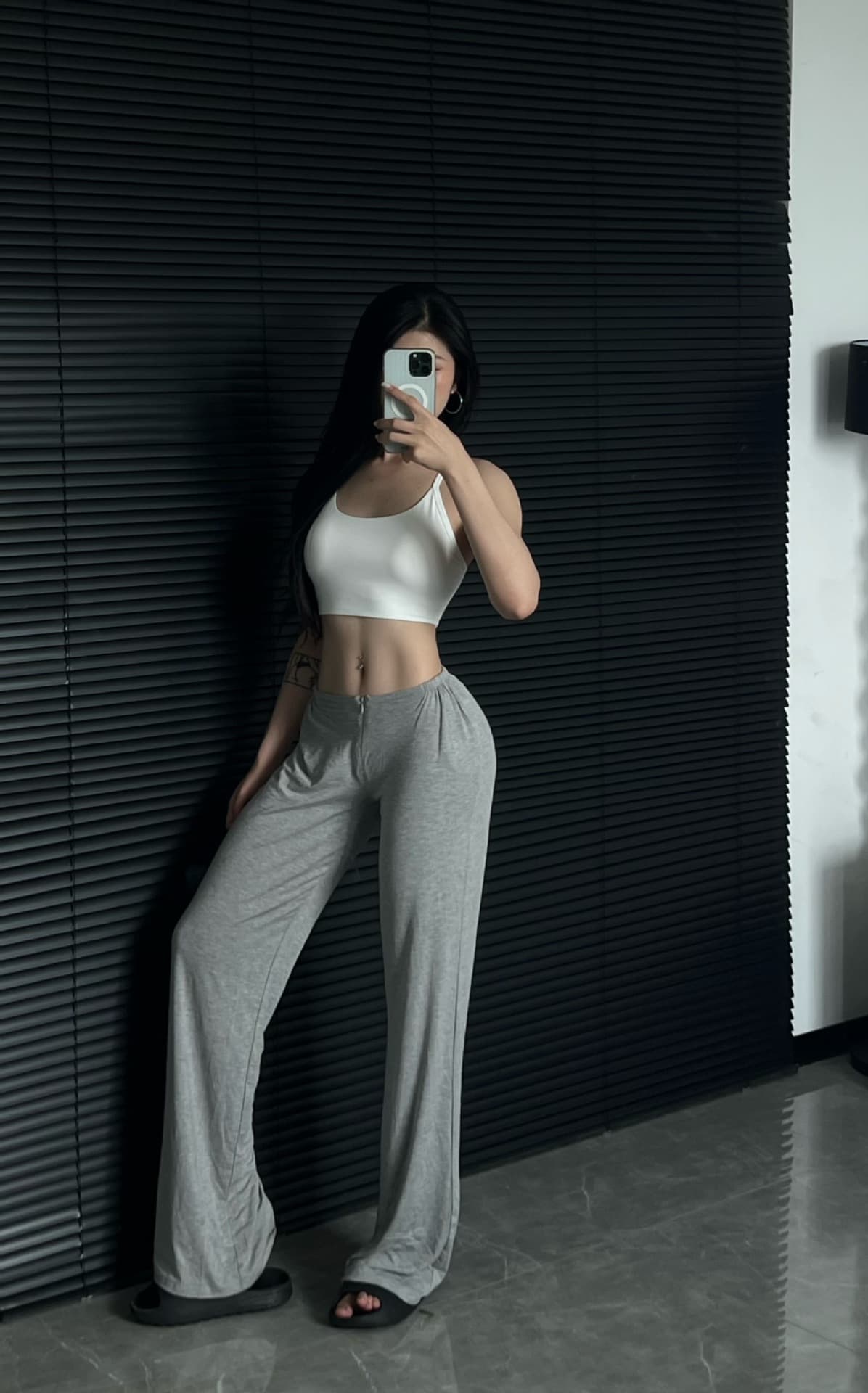 Pantalones deportivos rectos para mujer