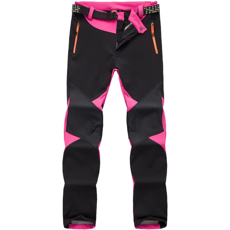 Pantalones deportivos impermeables y cortaviento para mujer