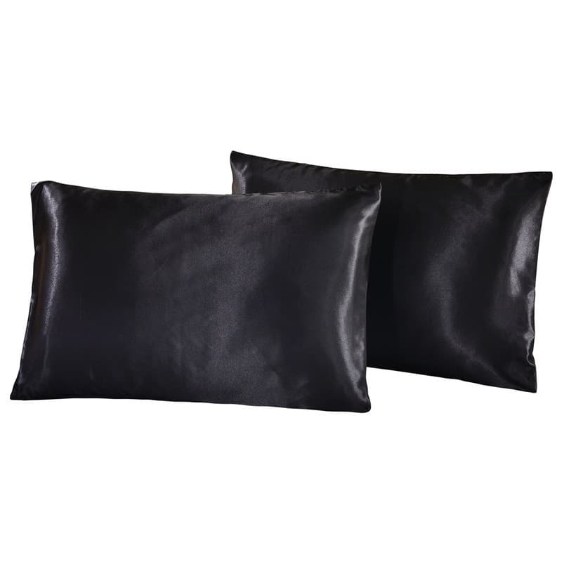 Funda de almohada satén imitación seda