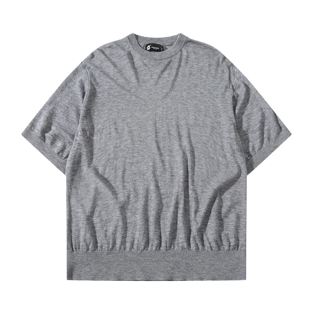 Camiseta casual de manga corta en algodón para hombre