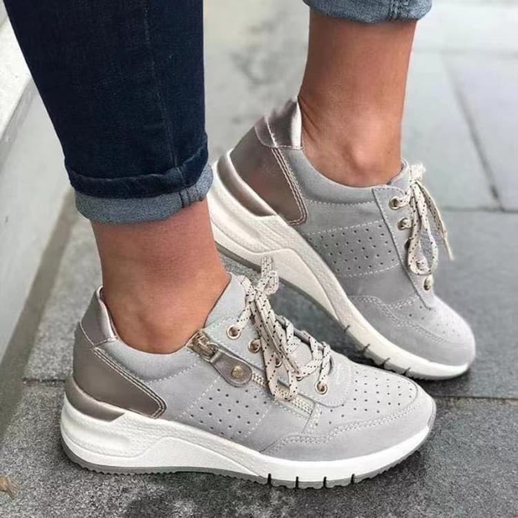 Zapatillas deportivas para mujer con suela gruesa