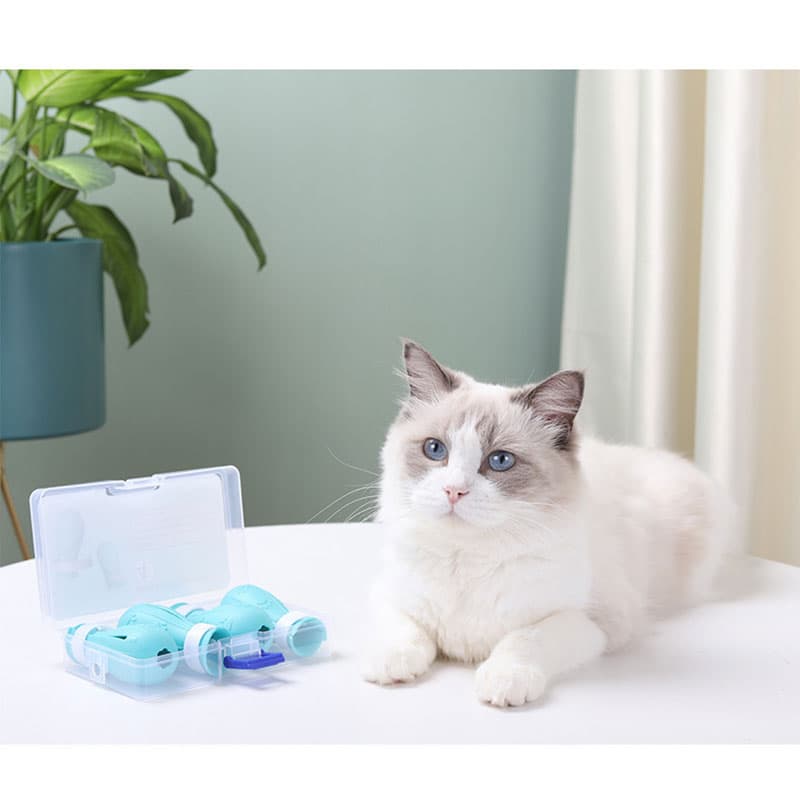Botitas protectoras ajustables para gatos antirraspuños