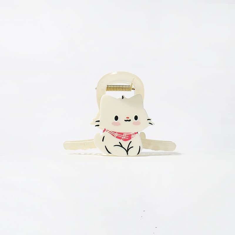 Bufanda acrílica para mujer con diseño de gato lindo