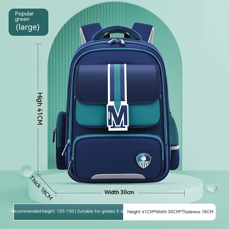 Mochila escolar con protección de columna vertebral