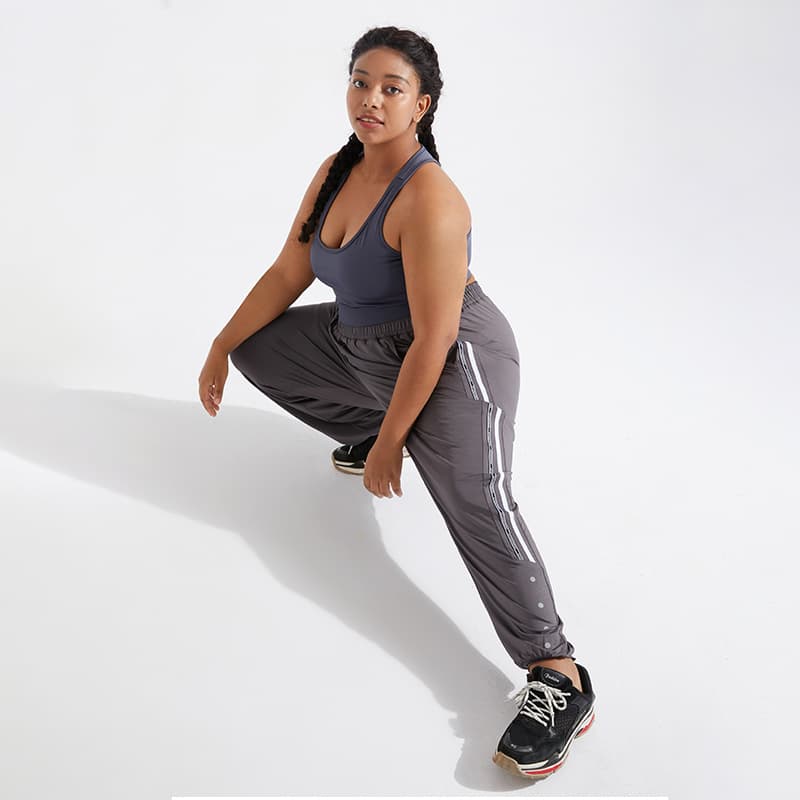 Pantalones holgados de yoga transpirables de tela suave
