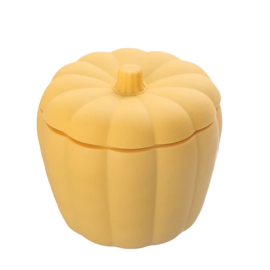 Cubo de hielo con forma de calabaza de silicona, 2 en 1