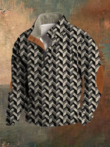 Sudadera cuello alto impresión digital 3D