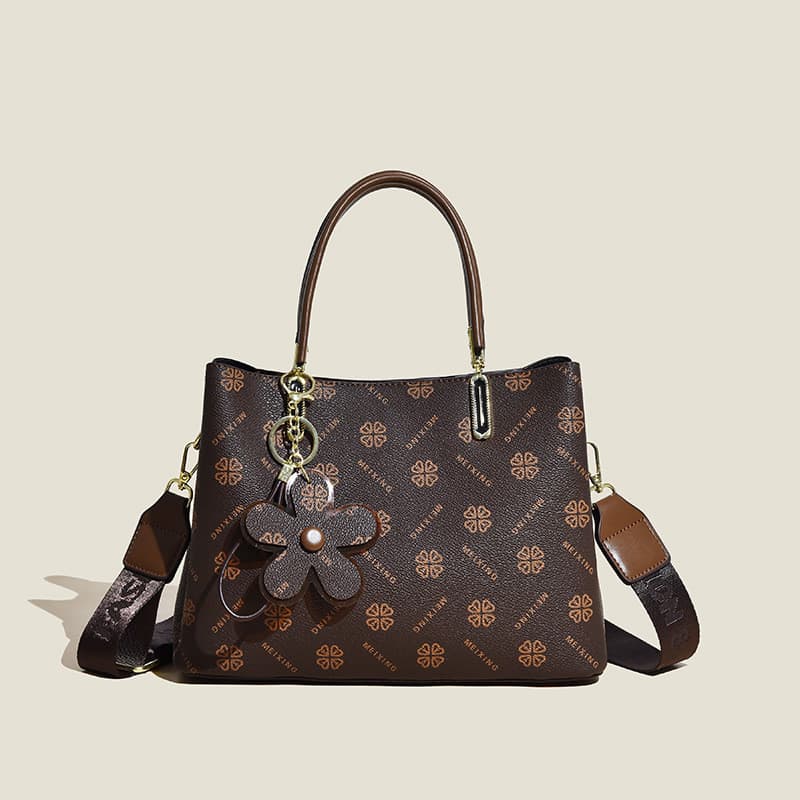 Bolsa tote con estampado floral