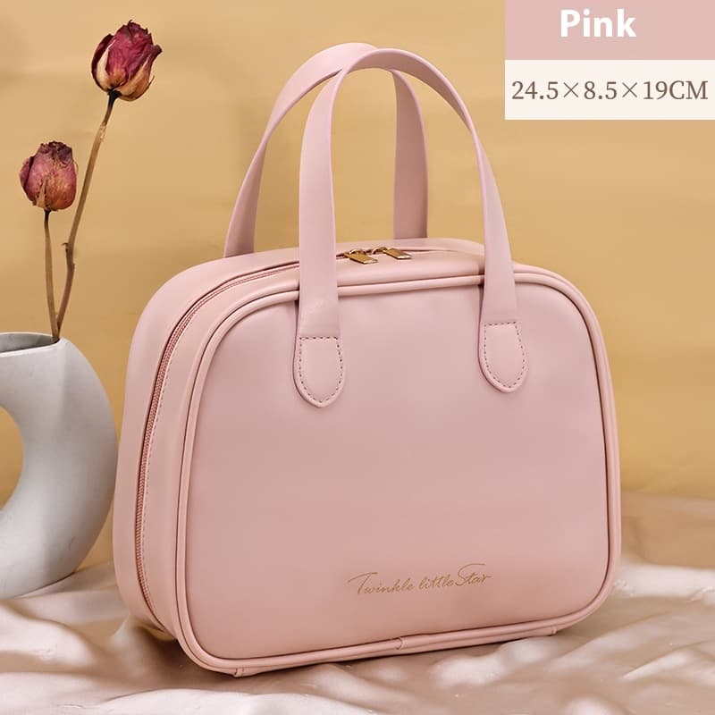Bolsa de cosméticos portátil elegante para mujer