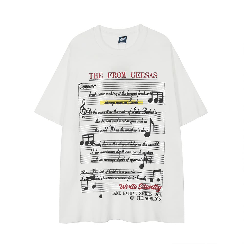 Camiseta hombre manga corta suelta casual