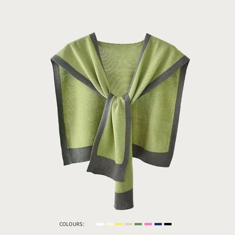 Chal protector de hombros y cuello para aire acondicionado