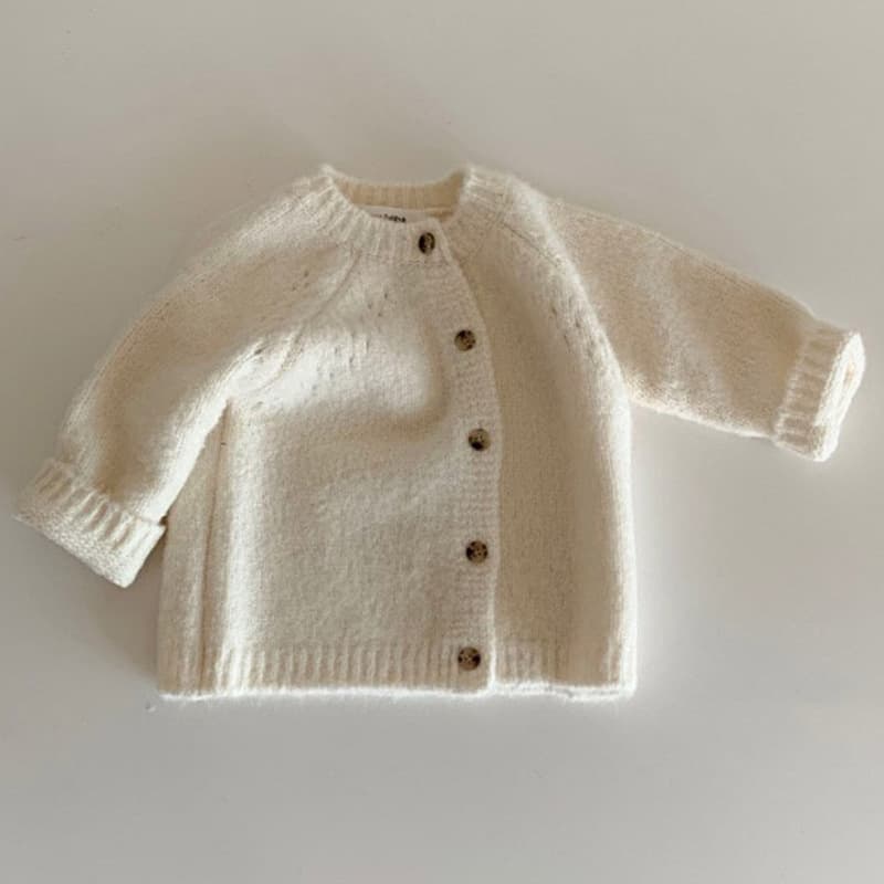 Cardigan de punto de lana para niño