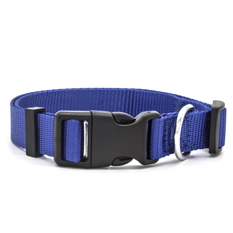 Collar ajustable de nylon suave para mascotas