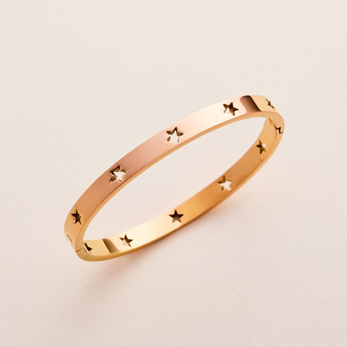 Pulsera de acero titanio con pentágrama