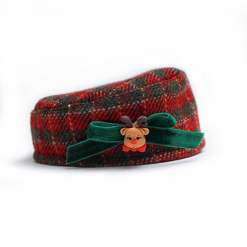 Disfraz navideño para gatos con gorro y babero