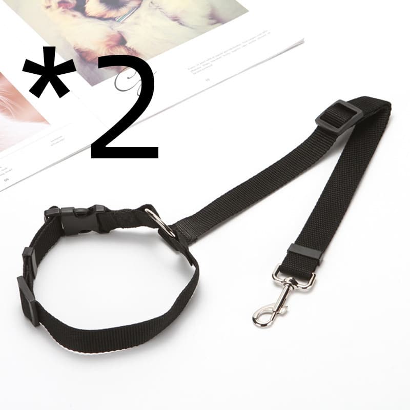 Anillo de seguridad giratorio para mascotas en auto