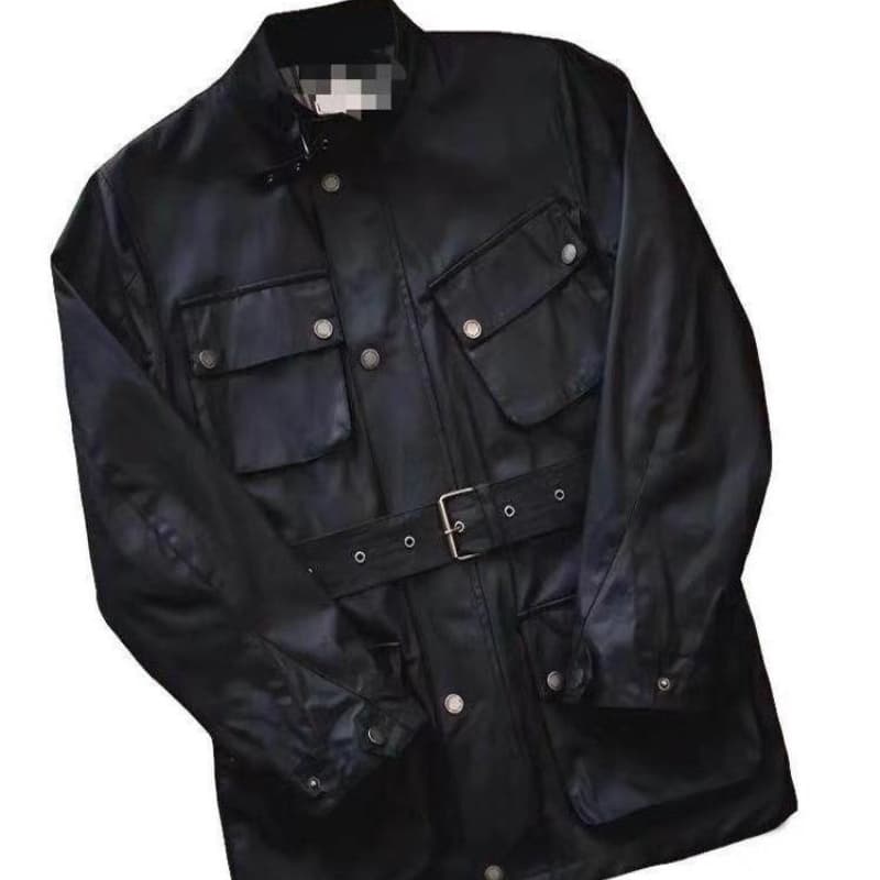Chaqueta de algodón encerado impermeable