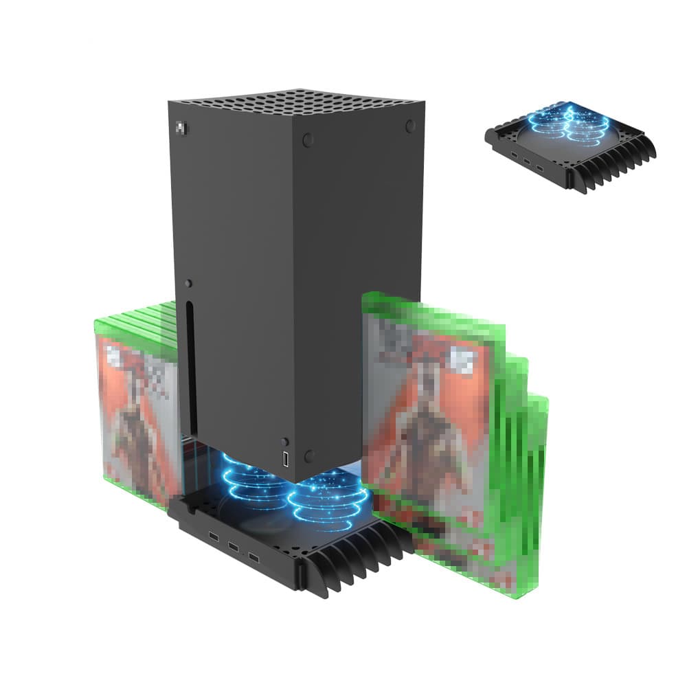 Base refrigerante multifunción con almacenamiento integrado