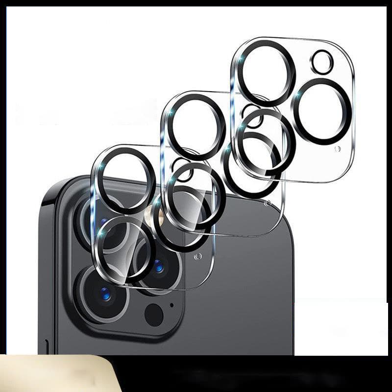 Protector de lente de cristal templado para iPhone