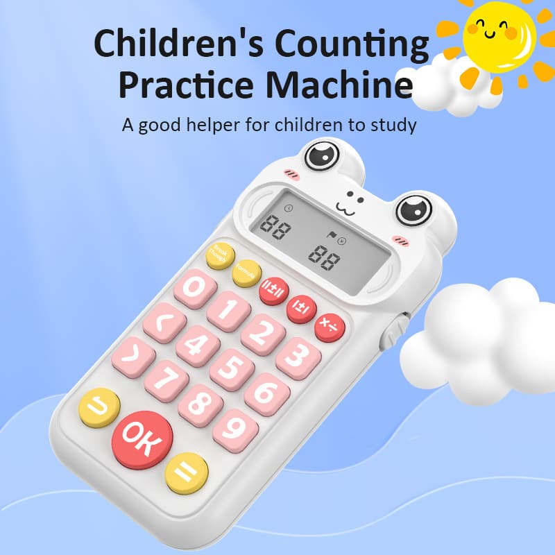 Calculadora portátil educativa para niños con sonidos