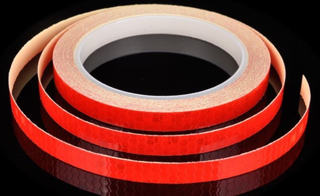 Pegatinas reflectantes luminosas para bicicleta