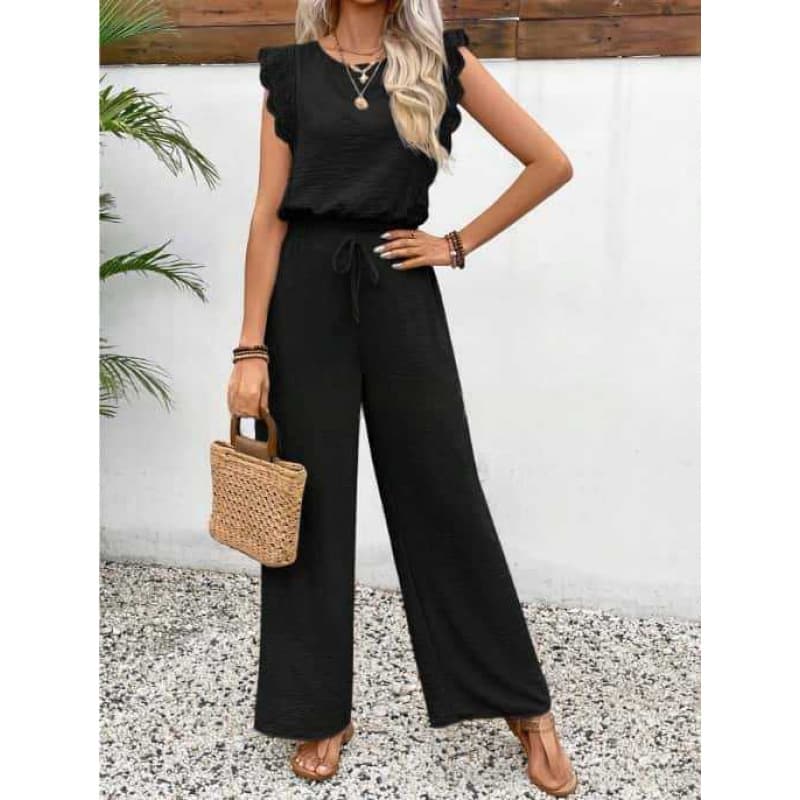 Conjunto de 2 piezas: top sin mangas y pantalones largos