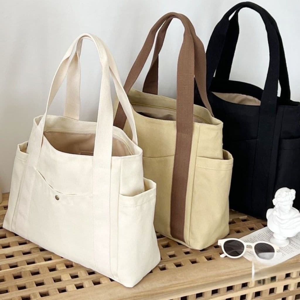 Bolsa de canvas para commuter