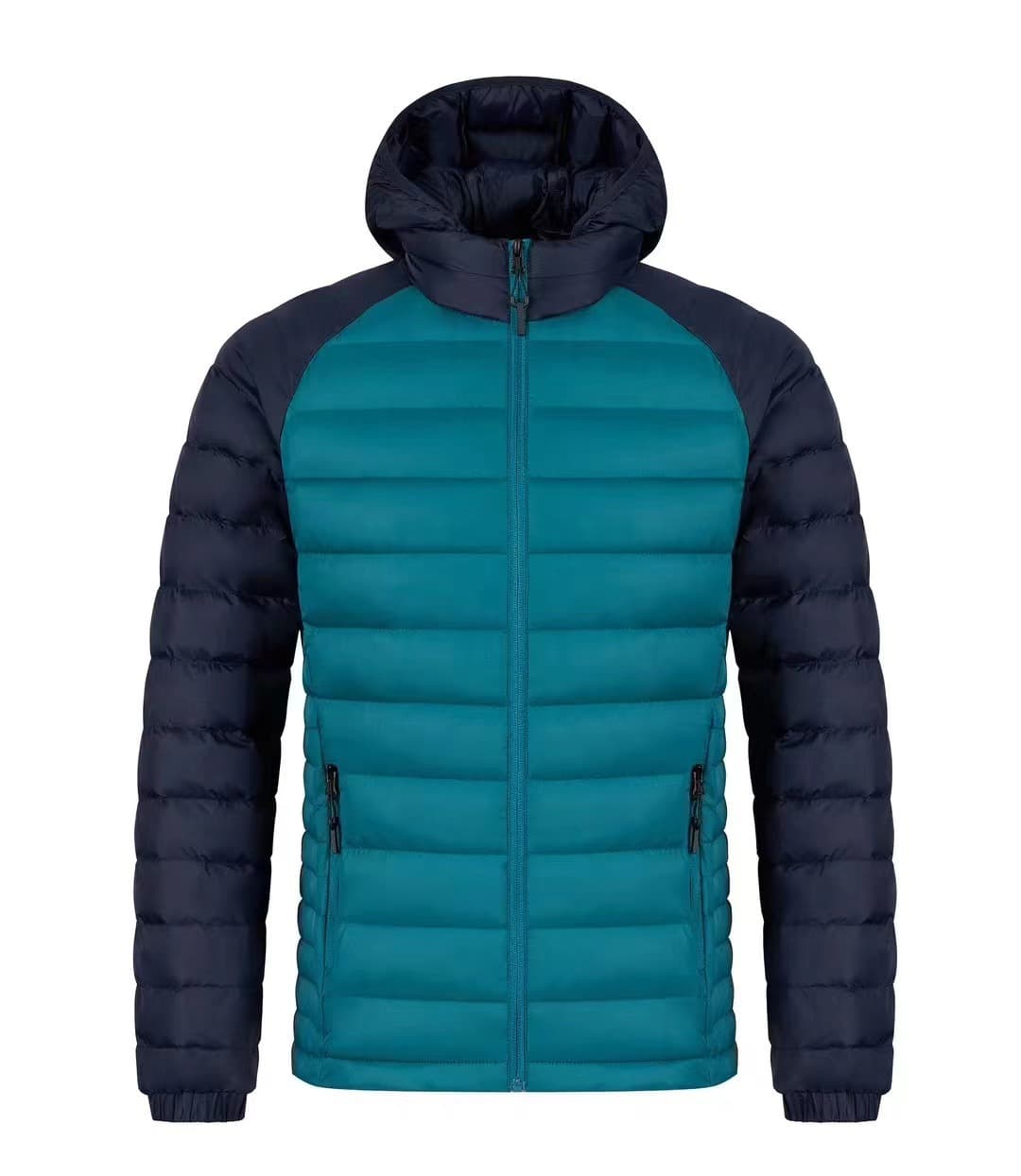 Chaqueta acolchada con forro de felpa para hombre