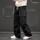 Pantalones casuales rectos para talla grande