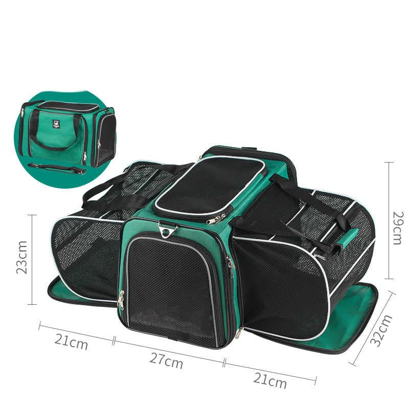 Mochila de cápsula espacial para mascotas