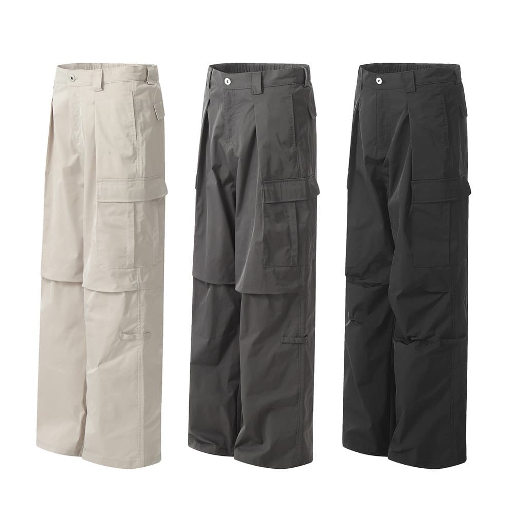 Pantalón recto estilo americano holgado para hombre