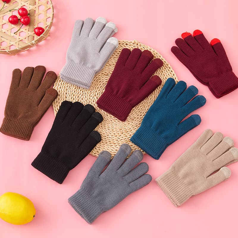 Guantes de invierno cálidos pantalla táctil