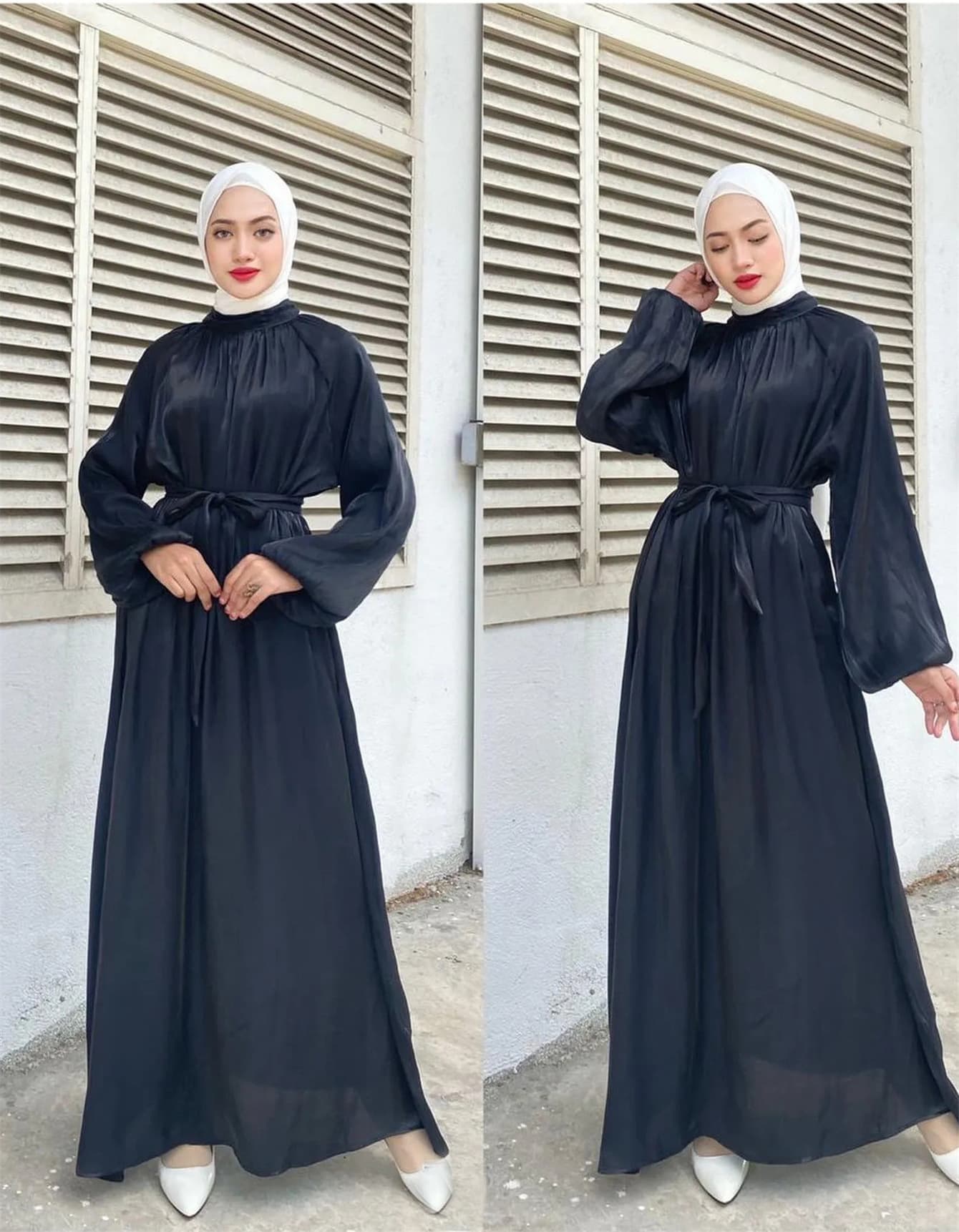 Vestido túnica elegante estilo Oriente Medio