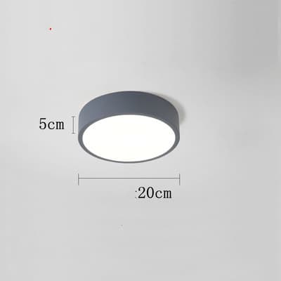 Lámpara de techo LED nórdica con cuerpo de madera