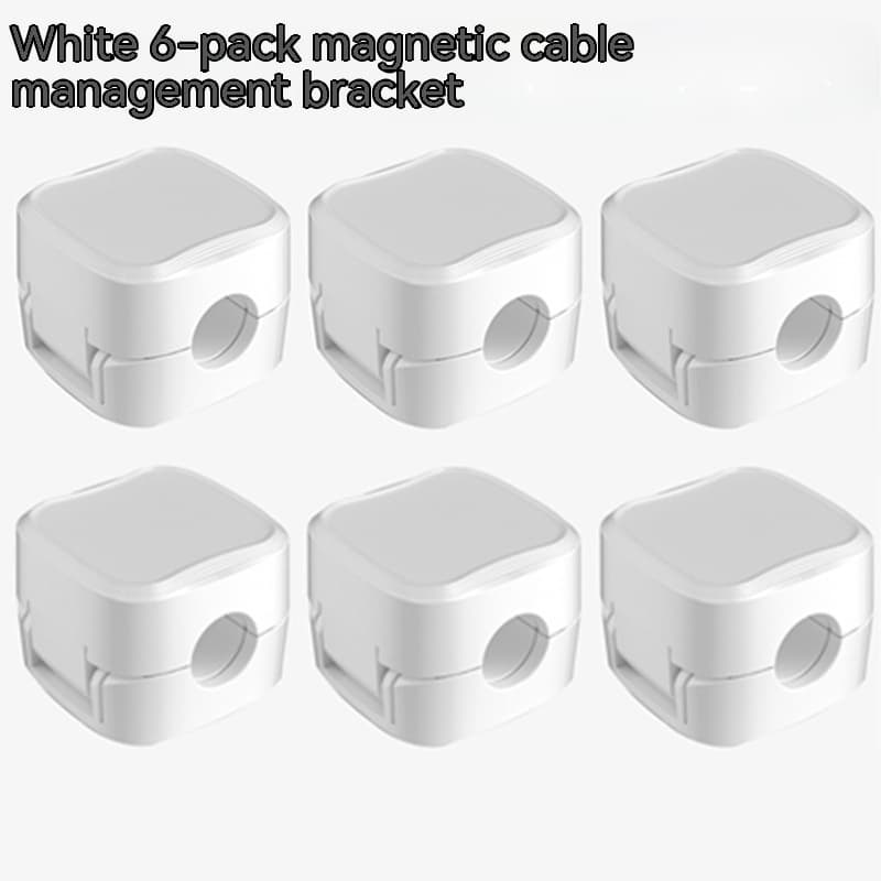 Organizador de cables magnético adhesivo para escritorio