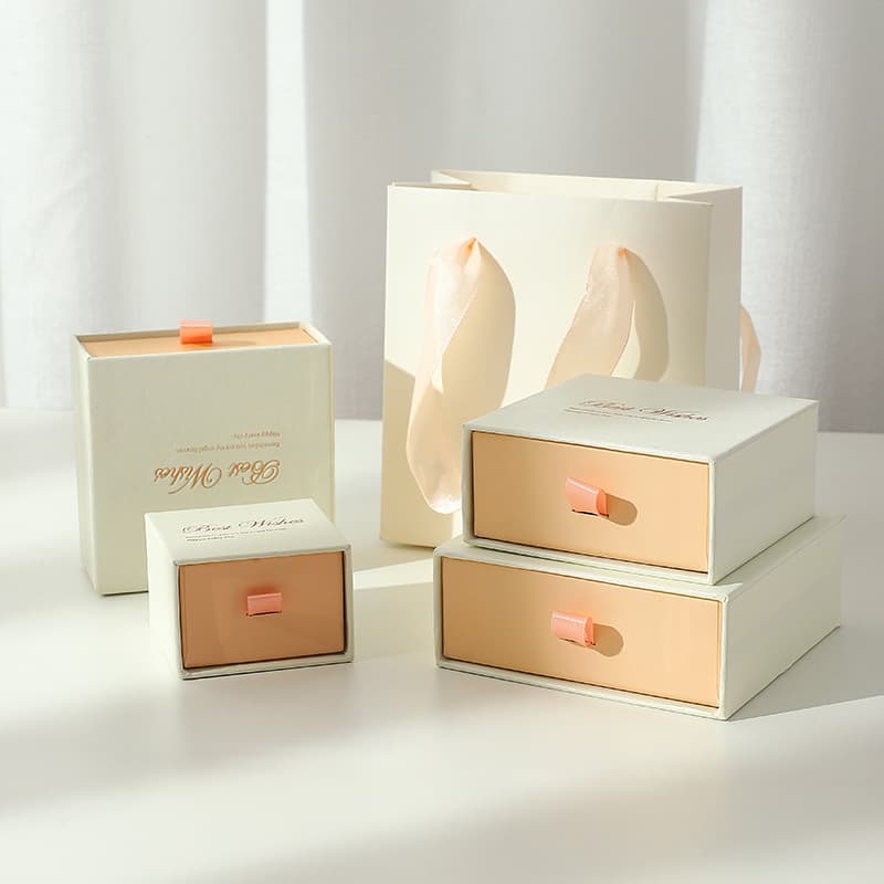 Caja de almacenamiento de joyas con cajones