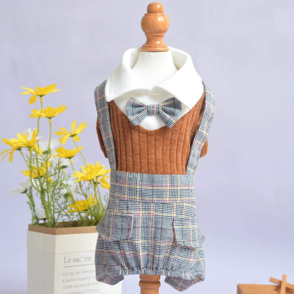 Ropa para perros traje camisa pequeña