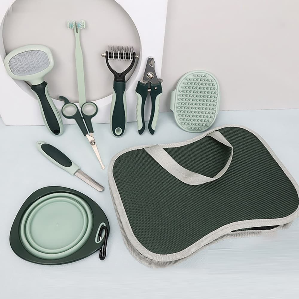 Kit profesional de aseo para perros con cortadores inalámbricos