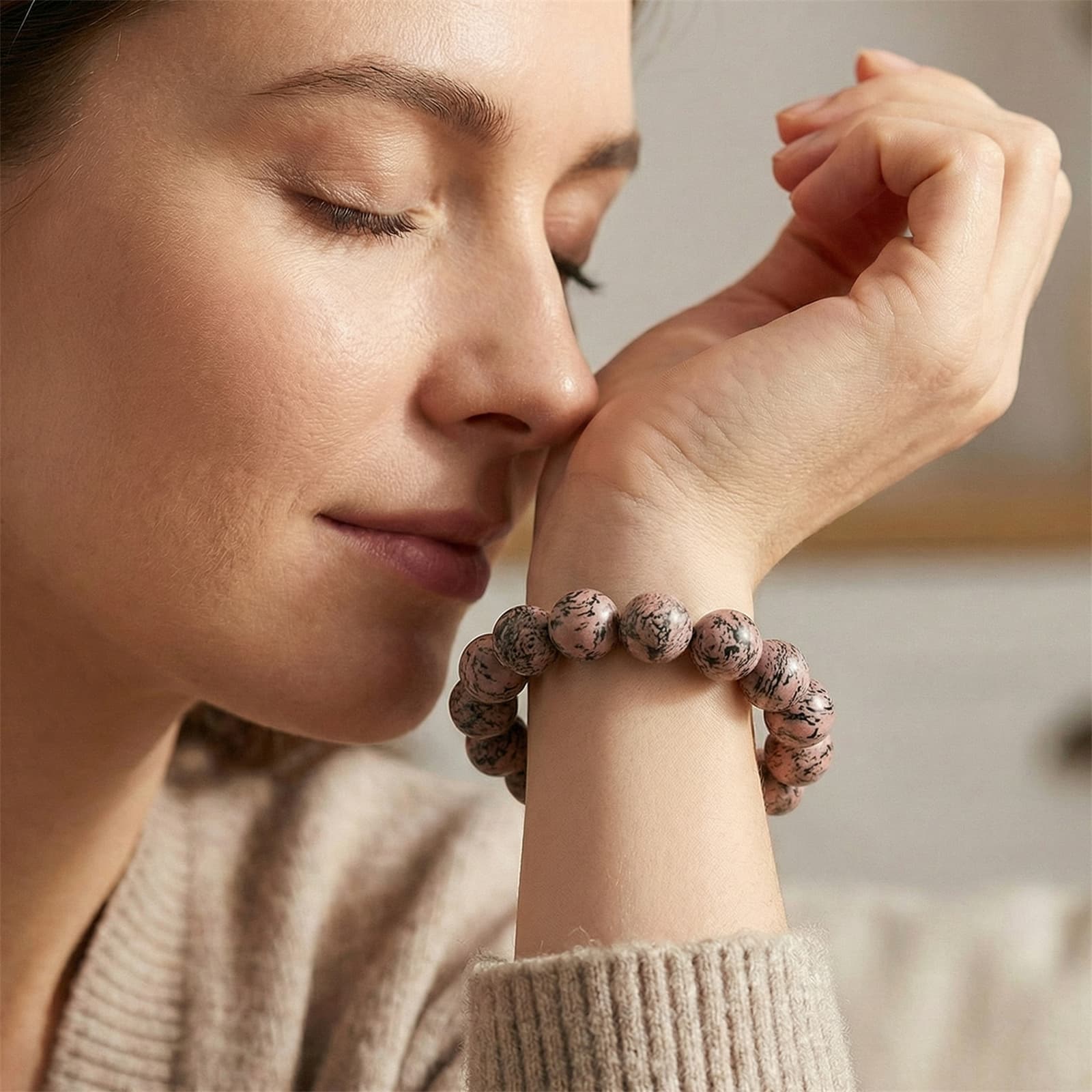 Pulsera con cuentas