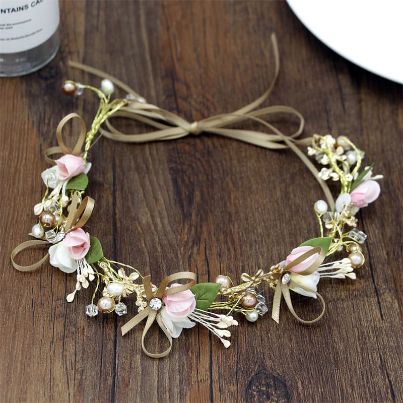 Set de accesorios de hada con diadema y flores