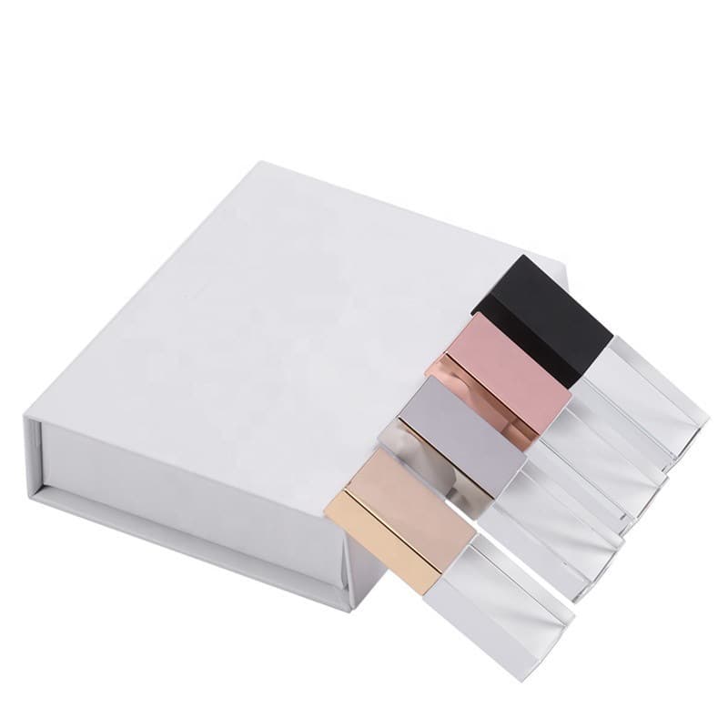 Unidad flash USB con cuerpo de cristal transparente